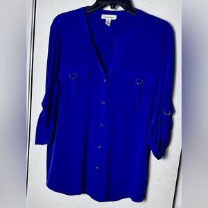 Calvin Klein Elegant Blue Women's Top